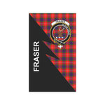 Scotstee Shop Fraser (of Lovat) Tartan Garden Flag - Flash Style