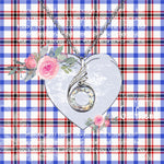 Rising Phoenix Necklace - Valentine Necklace Clan Boswell Modern Tartan Gift for Girlfriend, Gift for My Wife Rising Phoenix Necklace