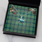 Sea Turtle Necklace To My Beautiful Soulmate Necklace In Your Eyes I Have Found My Home Clan Kennedy Ancient Tartan Blue Turtle Necklace