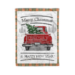 Tartan Blanket Vintage Red Truck with Christmas Tree Family Scottish Clan Pollock Hunting plaid blanket, red plaid blanket, buffalo plaid blanket, green plaid blanket, plaid fleece blanket, blue plaid blanket, red tartan blanket, tartan plaid blanket, black and white plaid blanket, , christmas plaid blanket, orange plaid blanket, tartan plaid throw blanket, pink plaid blanket, brown plaid blanket, buffalo check blanket