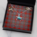 Sea Turtle Necklace To My Beautiful Soulmate Necklace In Your Eyes I Have Found My Home Clan MacFarlane Red Tartan Blue Turtle Necklace