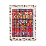 Personalized Gift Tartan Plaid Blanket Clan Udny With Christmas Cookie Baking Crew Christmas Gift Blanket, Plaid Blanket, Christmas Fleece Blanket, Christmas Blanket, Tartan Blanket, Scottish Blanket, Scotland Blanket, Family Name Blanket, Custom Blanket, Personalized Blanket