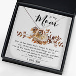 Love Dancing Necklace - Mom Necklace, Mom Gift From Daughter, Mother Day Necklace Meaningful For Mom Christmas Gift For Mom Neckalce