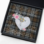 Gift For My Beautiful Girlfriend Necklace Valentine Necklace Clan Blackwatch Weathered Tartan Cross Dancing Necklace Scottish Tartan Jewelry