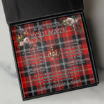 To My Beautiful Soulmate Necklace In Your Eyes I Have Found My Home Clan Marjoribanks Tartan Crown Pendant Necklace