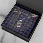 To My Beautiful Soulmate Necklace In Your Eyes I Have Found My Home Clan Dunlop Tartan Rising Phoenix Necklace
