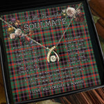 To My Beautiful Soulmate Necklace In Your Eyes I Have Found My Home Clan Cumming Hunting Ancient Tartan Wishbone Dancing Necklace