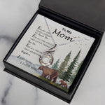 Rising Phoenix Necklace - Mom Necklace, To My Mom I Love You To The Moon and Back Necklace, Gift For Mom Birthday Necklace