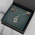 To My Beautiful Soulmate Necklace In Your Eyes I Have Found My Home Clan Mouat Tartan Rising Phoenix Necklace