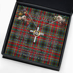 To My Beautiful Soulmate Necklace In Your Eyes I Have Found My Home Clan Anderson Of Arbrake Tartan Cross Dancing Necklace