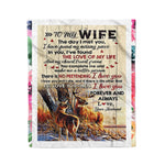 Scotstee Shop - Personalized Gift Letter To Family To My Husband Quotes Gifts Letter Fleece Blanket