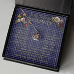 To My Beautiful Soulmate Necklace In Your Eyes I Have Found My Home Clan Fleming Tartan Crown Pendant Necklace