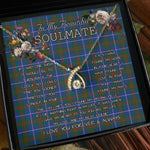 To My Beautiful Soulmate Necklace In Your Eyes I Have Found My Home Clan Edmonstone Tartan Wishbone Dancing Necklace