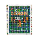 Fleece Blanket - Personalized Gift Tartan Plaid Blanket Clan Murray of Atholl Ancient With Christmas Cookie Baking Crew Christmas Gift Fleece Blanket