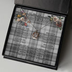To My Beautiful Soulmate Necklace In Your Eyes I Have Found My Home Clan Glen Grey Tartan Crown Pendant Necklace