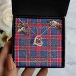 To My Beautiful Soulmate Necklace In Your Eyes I Have Found My Home Clan Graham of Menteith Pink Tartan Forever Love Necklace
