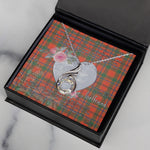 Rising Phoenix Necklace - Valentine Necklace Clan Munro Ancient Tartan Gift for Girlfriend, Gift for My Wife Rising Phoenix Necklace