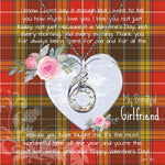 Rising Phoenix Necklace - Valentine Necklace Clan Buchanan Old Set Weathered Tartan Gift for Girlfriend, Gift for My Wife Rising Phoenix Necklace