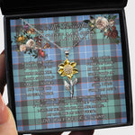 To My Beautiful Soulmate Sunflower Necklace In Your Eyes I Have Found My Home Clan Mitchell Ancient Tartan Jewelry For Girlfriend