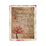 Scotstee Shop - Personalized Gift Letter To Husband To My Husband Missing You The Most And Lover You Forever Fleece Blanket
