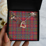 To My Beautiful Soulmate Necklace In Your Eyes I Have Found My Home Clan Shaw Tartan Forever Love Necklace