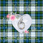 Rising Phoenix Necklace - Valentine Necklace Clan Campbell Dress Tartan Gift for Girlfriend, Gift for My Wife Rising Phoenix Necklace