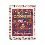 Products Personalized Gift Tartan Plaid Blanket Clan Galloway With Christmas Cookie Baking Crew Christmas Gift Blanket, Plaid Blanket, Christmas Fleece Blanket, Christmas Blanket, Tartan Blanket, Scottish Blanket, Scotland Blanket, Family Name Blanket, Custom Blanket, Personalized Blanket