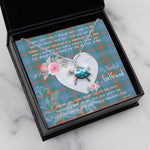 Sea Turtle Necklace Gift for My Beautiful Girlfriend Valentines Necklace Clan Agnew Ancient Tartan Blue Turtle Necklace