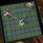 To My Beautiful Soulmate Necklace In Your Eyes I Have Found My Home Clan MacMillan Hunting Ancient Tartan Wishbone Dancing Necklace