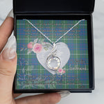 Rising Phoenix Necklace - Valentine Necklace Clan MacIntyre Hunting Ancient Tartan Gift for Girlfriend, Gift for My Wife Rising Phoenix Necklace