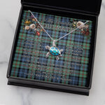 Sea Turtle Necklace To My Beautiful Soulmate Necklace In Your Eyes I Have Found My Home Clan MacKinlay Ancient Tartan Blue Turtle Necklace