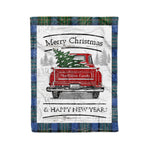 Tartan Blanket Vintage Red Truck with Christmas Tree Family Scottish Clan MacLaren Ancient plaid blanket, red plaid blanket, buffalo plaid blanket, green plaid blanket, plaid fleece blanket, blue plaid blanket, red tartan blanket, tartan plaid blanket, black and white plaid blanket, , christmas plaid blanket, orange plaid blanket, tartan plaid throw blanket, pink plaid blanket, brown plaid blanket, buffalo check blanket