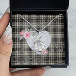 Rising Phoenix Necklace - Valentine Necklace Clan Menzies Ancient Tartan Gift for Girlfriend, Gift for My Wife Rising Phoenix Necklace
