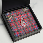 To My Beautiful Soulmate Necklace In Your Eyes I Have Found My Home Clan Pitblado Tartan Rising Phoenix Necklace