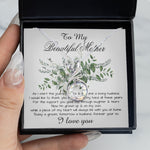 Rising Phoenix Necklace - Mom Necklace, Son To My Mother Necklace On Wedding Day Gift For Mom, Mother Of The Groom Gift From Groom