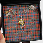 To My Beautiful Soulmate Sunflower Necklace In Your Eyes I Have Found My Home Clan MacDuff Ancient Tartan Jewelry For Girlfriend