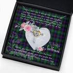 Gift For My Beautiful Girlfriend Necklace Valentine Necklace Clan Campbell Of Cawdor Modern Tartan Cross Dancing Necklace Scottish Tartan Jewelry