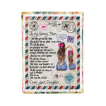 Scotstee Shop - Personalized To My Loving Mom Mothers Day Gift Fleece Blanket