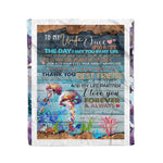 Scotstee Shop - Personalized Gift Letter To Wife Art Thanks My Wife Always Love Her Gift Fleece Blanket