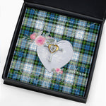 Gift For My Beautiful Girlfriend Necklace Valentine Necklace Clan Campbell Dress Tartan Cross Dancing Necklace Scottish Tartan Jewelry