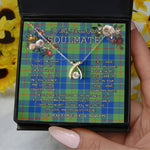 To My Beautiful Soulmate Necklace In Your Eyes I Have Found My Home Clan Barclay Hunting Ancient Tartan Wishbone Dancing Necklace