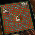 To My Beautiful Soulmate Necklace In Your Eyes I Have Found My Home Clan Lennox Tartan Wishbone Dancing Necklace