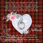 Rising Phoenix Necklace - Valentine Necklace Clan Davis Tartan Gift for Girlfriend, Gift for My Wife Rising Phoenix Necklace