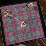 To My Beautiful Soulmate Necklace In Your Eyes I Have Found My Home Clan Crawford Ancient Tartan Wishbone Dancing Necklace