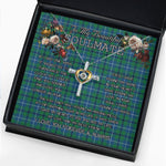 To My Beautiful Soulmate Necklace In Your Eyes I Have Found My Home Clan Sandilands Ancient Tartan Cross Dancing Necklace