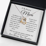Love Dancing Necklace - Mom Necklace - Gift for Mom from Daughter, Mother's Day Gift