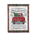 Tartan Blanket Vintage Red Truck with Christmas Tree Family Scottish Clan MacNaughton Ancient plaid blanket, red plaid blanket, buffalo plaid blanket, green plaid blanket, plaid fleece blanket, blue plaid blanket, red tartan blanket, tartan plaid blanket, black and white plaid blanket, , christmas plaid blanket, orange plaid blanket, tartan plaid throw blanket, pink plaid blanket, brown plaid blanket, buffalo check blanket