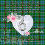 Rising Phoenix Necklace - Valentine Necklace Clan Duncan of Sketraw Tartan Gift for Girlfriend, Gift for My Wife Rising Phoenix Necklace