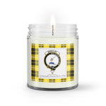 Soy Wax Candle - Buffalo Plaid Candle Clan Crest Badge Barclay Tartan Plaid Soy Wax Candle, oil candle, candle handmade, wax candle, soy wax, nature wax, natural soy wax, natural soy candles, natural candle