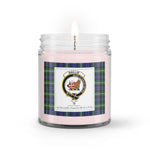 Soy Wax Candle - Buffalo Plaid Candle Clan Crest Badge Baillie Tartan Plaid Soy Wax Candle, oil candle, candle handmade, wax candle, soy wax, nature wax, natural soy wax, natural soy candles, natural candle